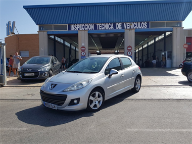 Peugeot 207 passes ITV importation test and will be registered on to Spanish plates Peugeot 207 at ITV test centre